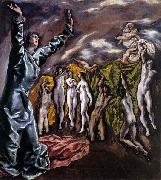 El Greco The Opening of the Fifth Seal Spain oil painting artist